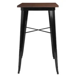 Flash Furniture 23.5" Square Metal Indoor Bar Height Table With Rustic Wood Top 7 Flash Furniture 23.5" Square Metal Indoor Bar Height Table With Rustic Wood Top -Furniture GUEST 3b249c0e d4f4 46c0 8944 ba3a6dd3a814