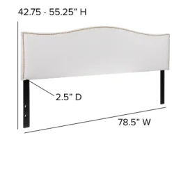 Flash Furniture Lexington Arched Upholstered Headboard With Accent Nail Trim 10 Flash Furniture Lexington Arched Upholstered Headboard With Accent Nail Trim -Furniture GUEST 3be9107c d916 47e1 871d a1d0db33cd4a