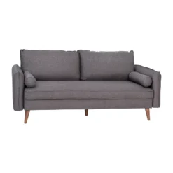 Flash Furniture Evie Mid-Century Modern Sofa With Fabric Upholstery & Solid Wood Legs 15 Flash Furniture Evie Mid-Century Modern Sofa With Fabric Upholstery & Solid Wood Legs -Furniture GUEST 3bec501c def9 4289 8613 18d702c7a0f8