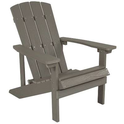 Flash Furniture Charlestown Commercial All-Weather Poly Resin Wood Adirondack Chair 15 Flash Furniture Charlestown Commercial All-Weather Poly Resin Wood Adirondack Chair - Image 15