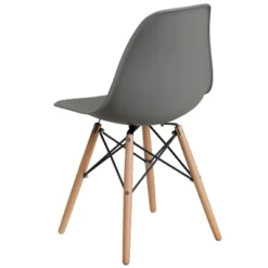 Flash Furniture Elon Series Plastic Chair With Wooden Legs -Furniture GUEST 3f5327e9 e484 43aa b93c 02a9cfbfbba2