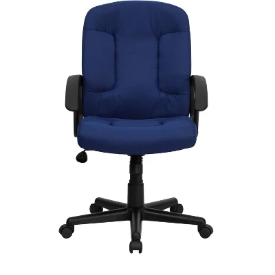 Executive Swivel Office Chair Navy - Flash Furniture 3 Executive Swivel Office Chair Navy - Flash Furniture - Image 3