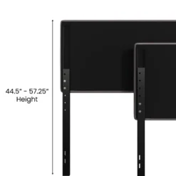 Flash Furniture Paxton Channel Stitched Upholstered Headboard, Adjustable Height From 44.5" To 57.25" -Furniture GUEST 3fe67a49 f9b8 48f2 a09d 9d50ae8f8671