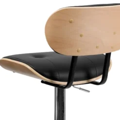 Flash Furniture Bentwood Adjustable Height Barstool With Button Tufted Vinyl Upholstery 15 Flash Furniture Bentwood Adjustable Height Barstool With Button Tufted Vinyl Upholstery -Furniture GUEST 4040578b 378c 41bc a3b7 b10bcba8143a