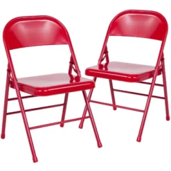 Flash Furniture 2 Pack HERCULES Series Triple Braced & Double Hinged Metal Folding Chair 21 Flash Furniture 2 Pack HERCULES Series Triple Braced & Double Hinged Metal Folding Chair -Furniture GUEST 406da09e 8d0d 4423 83c1 8e9dfedea367