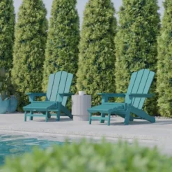 Flash Furniture Newport HDPE Adirondack Chair With Cup Holder And Pull Out Ottoman, All-Weather HDPE Indoor/Outdoor Lounge Chair 16 Flash Furniture Newport HDPE Adirondack Chair With Cup Holder And Pull Out Ottoman, All-Weather HDPE Indoor/Outdoor Lounge Chair -Furniture GUEST 408eaa25 5f96 4519 bf4f 6e7143332657