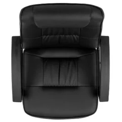 Flash Furniture Biscayne Flash Fundamentals High Back Black LeatherSoft-Padded Task Office Chair With Arms -Furniture GUEST 409ad79f bb04 4317 ad07 16da25e5f119