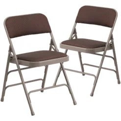 Flash Furniture 2 Pack HERCULES Series Curved Triple Braced & Double Hinged Fabric Upholstered Metal Folding Chair 23 Flash Furniture 2 Pack HERCULES Series Curved Triple Braced & Double Hinged Fabric Upholstered Metal Folding Chair -Furniture GUEST 41185087 a619 4d91 8db7 52865e61bdd7