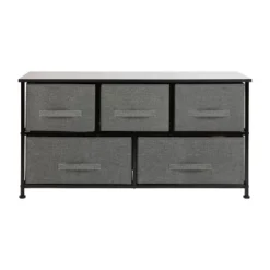 Flash Furniture 5 Drawer Wood Top Cast Iron Frame Storage Dresser With Easy Pull Fabric Drawers 18 Flash Furniture 5 Drawer Wood Top Cast Iron Frame Storage Dresser With Easy Pull Fabric Drawers -Furniture GUEST 425ff952 2be4 44f2 b46e c7e25906fd95