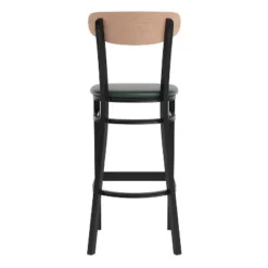 Flash Furniture Wright Set Of 2 Commercial Grade Barstools With 500 LB. Capacity Steel Frame, Solid Wood Seat, And Boomerang Back 27 Flash Furniture Wright Set Of 2 Commercial Grade Barstools With 500 LB. Capacity Steel Frame, Solid Wood Seat, And Boomerang Back -Furniture GUEST 435fb160 1816 40d1 a09d 3c85d272b7ee