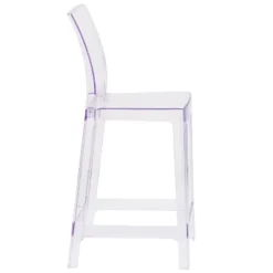 Flash Furniture Ghost Counter Stool With Square Back In Transparent Crystal 15 Flash Furniture Ghost Counter Stool With Square Back In Transparent Crystal -Furniture GUEST 44234576 684e 4691 a8e1 55a0710fe698