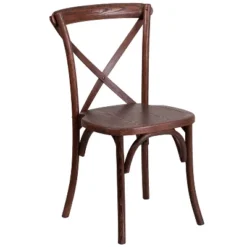 Flash Furniture HERCULES Series Stackable Wood Cross Back Chair -Furniture GUEST 44dc0585 3f57 499c bfe5 7139d2eea188