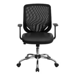 Flash Furniture Mid-Back Mesh Tapered Back Swivel Task Office Chair With LeatherSoft Seat, Chrome Base And T-Arms 7 Flash Furniture Mid-Back Mesh Tapered Back Swivel Task Office Chair With LeatherSoft Seat, Chrome Base And T-Arms -Furniture GUEST 454ee9b8 7423 4aa9 93cc 12cb763807d3