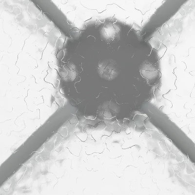 Flash Furniture Bellamy 31.5'' Silver Round Tempered Glass Metal Table 2 Flash Furniture Bellamy 31.5'' Silver Round Tempered Glass Metal Table - Image 2