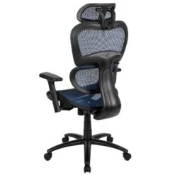 Flash Furniture Ergonomic Mesh Office Chair With 2-to-1 Synchro-Tilt, Adjustable Headrest, Lumbar Support, And Adjustable Pivot Arms 24 Flash Furniture Ergonomic Mesh Office Chair With 2-to-1 Synchro-Tilt, Adjustable Headrest, Lumbar Support, And Adjustable Pivot Arms -Furniture GUEST 461cdee0 cf2a 4a15 8a91 a7e4f5d73393