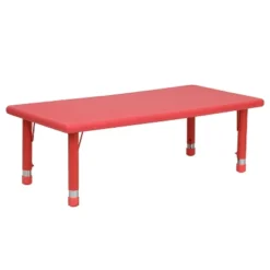 Flash Furniture 24"W X 48"L Rectangular Plastic Height Adjustable Activity Table 22 Flash Furniture 24"W X 48"L Rectangular Plastic Height Adjustable Activity Table -Furniture GUEST 468f72fa 4a31 4356 b450 2433e1ffd465