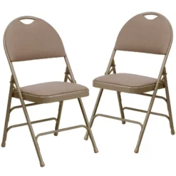 Flash Furniture 2 Pack HERCULES Series Extra Large Ultra-Premium Triple Braced Metal Folding Chair With Easy-Carry Handle 31 Flash Furniture 2 Pack HERCULES Series Extra Large Ultra-Premium Triple Braced Metal Folding Chair With Easy-Carry Handle -Furniture GUEST 46ca5d02 4078 4978 862b 985a779c9683