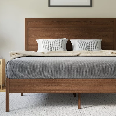 Flash Furniture Kingston Solid Wood Platform Bed With Wooden Slats And Headboard, No Box Spring Needed 2 Flash Furniture Kingston Solid Wood Platform Bed With Wooden Slats And Headboard, No Box Spring Needed - Image 2