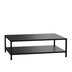 Flash Furniture Brock Outdoor 2 Tier Patio Coffee Table Commercial Grade Black Coffee Table For Deck, Porch, Or Poolside-Steel Square Leg Frame 17 Flash Furniture Brock Outdoor 2 Tier Patio Coffee Table Commercial Grade Black Coffee Table For Deck, Porch, Or Poolside-Steel Square Leg Frame -Furniture GUEST 47f5a823 3735 42bf 9e2e 13f3f7692956