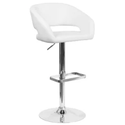 Flash Furniture Contemporary Vinyl Adjustable Height Barstool With Rounded Mid-Back 38 Flash Furniture Contemporary Vinyl Adjustable Height Barstool With Rounded Mid-Back -Furniture GUEST 488f927a 97f4 4bde 95e5 a116a8b75a62