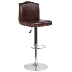 Flash Furniture Bellagio Contemporary Adjustable Height Crown Back Barstool With Accent Nail Trim 32 Flash Furniture Bellagio Contemporary Adjustable Height Crown Back Barstool With Accent Nail Trim -Furniture GUEST 4ac17d33 3af7 42c9 a43c 1090a7d296fd