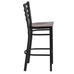 Flash Furniture Black Ladder Back Metal Restaurant Barstool -Furniture GUEST 4bc35c71 8fcb 49e5 bd16 d0e805dbebb7