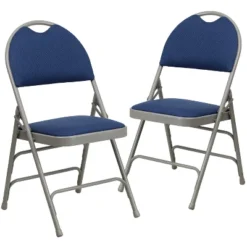 Flash Furniture 2 Pack HERCULES Series Extra Large Ultra-Premium Triple Braced Metal Folding Chair With Easy-Carry Handle 27 Flash Furniture 2 Pack HERCULES Series Extra Large Ultra-Premium Triple Braced Metal Folding Chair With Easy-Carry Handle -Furniture GUEST 4c0ffeef 5d45 46a8 9da1 86e8c4756066