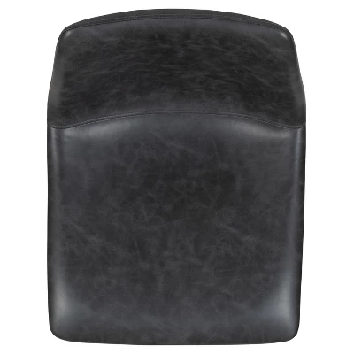 Flash Furniture 24 Inch Commercial Grade LeatherSoft Counter Height Barstools, Set Of 2 7 Flash Furniture 24 Inch Commercial Grade LeatherSoft Counter Height Barstools, Set Of 2 - Image 7