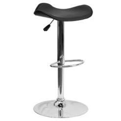 Flash Furniture Contemporary Vinyl Adjustable Height Barstool With Wavy Seat And Chrome Base -Furniture GUEST 4dcaf3c6 28b6 4948 a731 8d4fdcb5ff4b