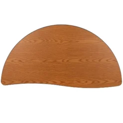 Flash Furniture 47.5" Half Circle Wave Flexible Collaborative Thermal Laminate Activity Table - Height Adjustable Short Legs 15 Flash Furniture 47.5" Half Circle Wave Flexible Collaborative Thermal Laminate Activity Table - Height Adjustable Short Legs -Furniture GUEST 4e54209c 5178 4a01 88d4 5b939e82e66f