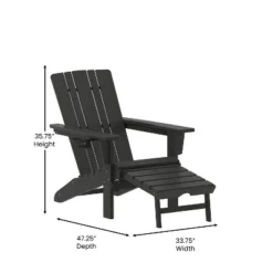Flash Furniture Halifax HDPE Adirondack Chair With Cup Holder And Pull Out Ottoman, All-Weather HDPE Indoor/Outdoor Lounge Chair 19 Flash Furniture Halifax HDPE Adirondack Chair With Cup Holder And Pull Out Ottoman, All-Weather HDPE Indoor/Outdoor Lounge Chair -Furniture GUEST 4eaf7266 1673 4428 aa86 5377552f01f8