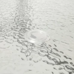 Flash Furniture Tory Commercial Grade Patio Table With Tempered Glass Top With Umbrella Hole And Steel Tube Frame -Furniture GUEST 4ee94337 a262 40f0 a985 754b61e95989