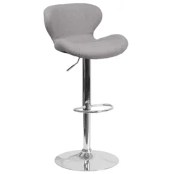 Flash Furniture Contemporary Adjustable Height Barstool With Curved Back And Chrome Base -Furniture GUEST 4fb8a561 61a7 454b a520 1dfcca6a9126