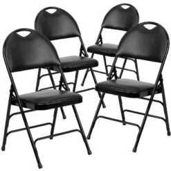 Flash Furniture 4 Pack HERCULES Series Extra Large Ultra-Premium Triple Braced Metal Folding Chair With Easy-Carry Handle 26 Flash Furniture 4 Pack HERCULES Series Extra Large Ultra-Premium Triple Braced Metal Folding Chair With Easy-Carry Handle -Furniture GUEST 4fc508e7 bed5 4646 8348 f2040c6eb021