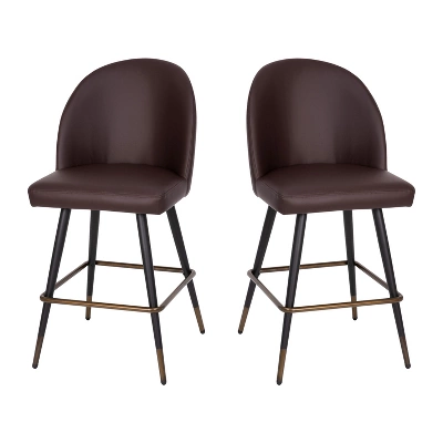 Flash Furniture Lyla Set Of 2 Commercial Modern Armless Counter Stools With Contoured Backrests, Steel Frames And Footrests-Set Of 2 11 Flash Furniture Lyla Set Of 2 Commercial Modern Armless Counter Stools With Contoured Backrests, Steel Frames And Footrests-Set Of 2 - Image 11