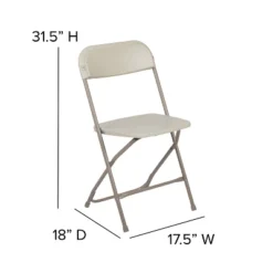 Flash Furniture Hercules™ Series Plastic Folding Chair - 10 Pack 650LB Weight Capacity -Furniture GUEST 50c855a4 e4a3 4ceb 8058 4bc0facf7f56