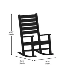 Flash Furniture Manchester Set Of 2 Contemporary Rocking Chairs, All-Weather HDPE Indoor/Outdoor Rockers 19 Flash Furniture Manchester Set Of 2 Contemporary Rocking Chairs, All-Weather HDPE Indoor/Outdoor Rockers -Furniture GUEST 5146e2eb 0073 4f30 99f6 856521173b9a