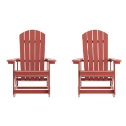 Flash Furniture Savannah All-Weather Poly Resin Wood Adirondack Rocking Chair With Rust Resistant Stainless Steel Hardware - Set Of 2 29 Flash Furniture Savannah All-Weather Poly Resin Wood Adirondack Rocking Chair With Rust Resistant Stainless Steel Hardware - Set Of 2 -Furniture GUEST 51de4852 8094 4721 a5b5 fed855751ba7