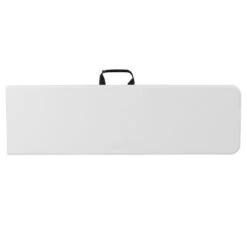 Flash Furniture 10.25''W X 71''L Bi-Fold Granite White Plastic Bench With Carrying Handle -Furniture GUEST 52a671bf 5a95 4248 92b0 1d6802d449d3