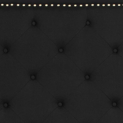 Flash Furniture Brighton Tufted Upholstered Platform Bed With 10 Inch CertiPUR-US Certified Foam And Pocket Spring Mattress 2 Flash Furniture Brighton Tufted Upholstered Platform Bed With 10 Inch CertiPUR-US Certified Foam And Pocket Spring Mattress - Image 2