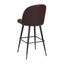 Flash Furniture Lyla Commercial Grade Modern Armless Barstools With Contoured Backrest, Steel Frame And Integrated Footrest - Set Of 2 -Furniture GUEST 53d6376b 738c 4e15 8640 8c131dcc46f3