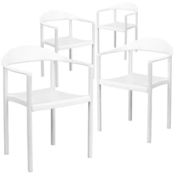 Flash Furniture 4 Pack HERCULES Series 1000 Lb. Capacity Plastic Cafe Stack Chair 5 Flash Furniture 4 Pack HERCULES Series 1000 Lb. Capacity Plastic Cafe Stack Chair -Furniture GUEST 54ef2fbf 741d 41c2 bf55 0bfbe34e2017