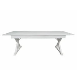 Flash Furniture HERCULES 8' X 40" Rectangular Solid Pine Folding Farm Table With X Legs 16 Flash Furniture HERCULES 8' X 40" Rectangular Solid Pine Folding Farm Table With X Legs -Furniture GUEST 553ab434 b69b 459a 939b ac448696f230