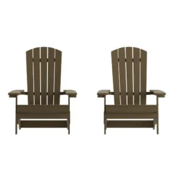 Flash Furniture Set Of 2 Charlestown All-Weather Poly Resin Folding Adirondack Chair 36 Flash Furniture Set Of 2 Charlestown All-Weather Poly Resin Folding Adirondack Chair -Furniture GUEST 5550da4a e28a 47bb 918d aa983e919f38