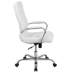 Flash Furniture High Back White LeatherSoft Executive Swivel Office Chair With Chrome Frame And Arms 15 Flash Furniture High Back White LeatherSoft Executive Swivel Office Chair With Chrome Frame And Arms -Furniture GUEST 56d844cb 04e8 42d1 915f a53d1bd35b52