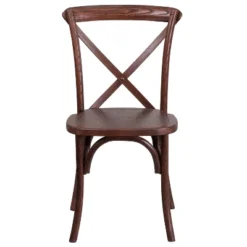 Flash Furniture HERCULES Series Stackable Wood Cross Back Chair -Furniture GUEST 56e83a13 3b6e 456a 8874 616d415995de