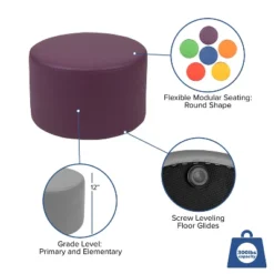 Flash Furniture Soft Seating Flexible Circle For Classrooms And Daycares - 12" Seat Height 18 Flash Furniture Soft Seating Flexible Circle For Classrooms And Daycares - 12" Seat Height -Furniture GUEST 57c9b7aa e9dd 400f 87d8 33025c77fe37