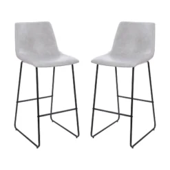 Flash Furniture 30 Inch Commercial Grade LeatherSoft Bar Height Barstools, Set Of 2 29 Flash Furniture 30 Inch Commercial Grade LeatherSoft Bar Height Barstools, Set Of 2 -Furniture GUEST 59344df8 0ecb 44a0 8959 fe4d87053379