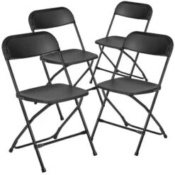 Flash Furniture Hercules™ Series Plastic Folding Chair - 4 Pack 650LB Weight Capacity -Furniture GUEST 5956a2f0 c100 49f6 bbb8 956c2e4aae91