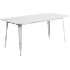 Flash Furniture Commercial Grade 31.5" X 63" Rectangular Metal Indoor-Outdoor Table -Furniture GUEST 59b9bbfb 0bad 4591 ae3f 53b94c030eca